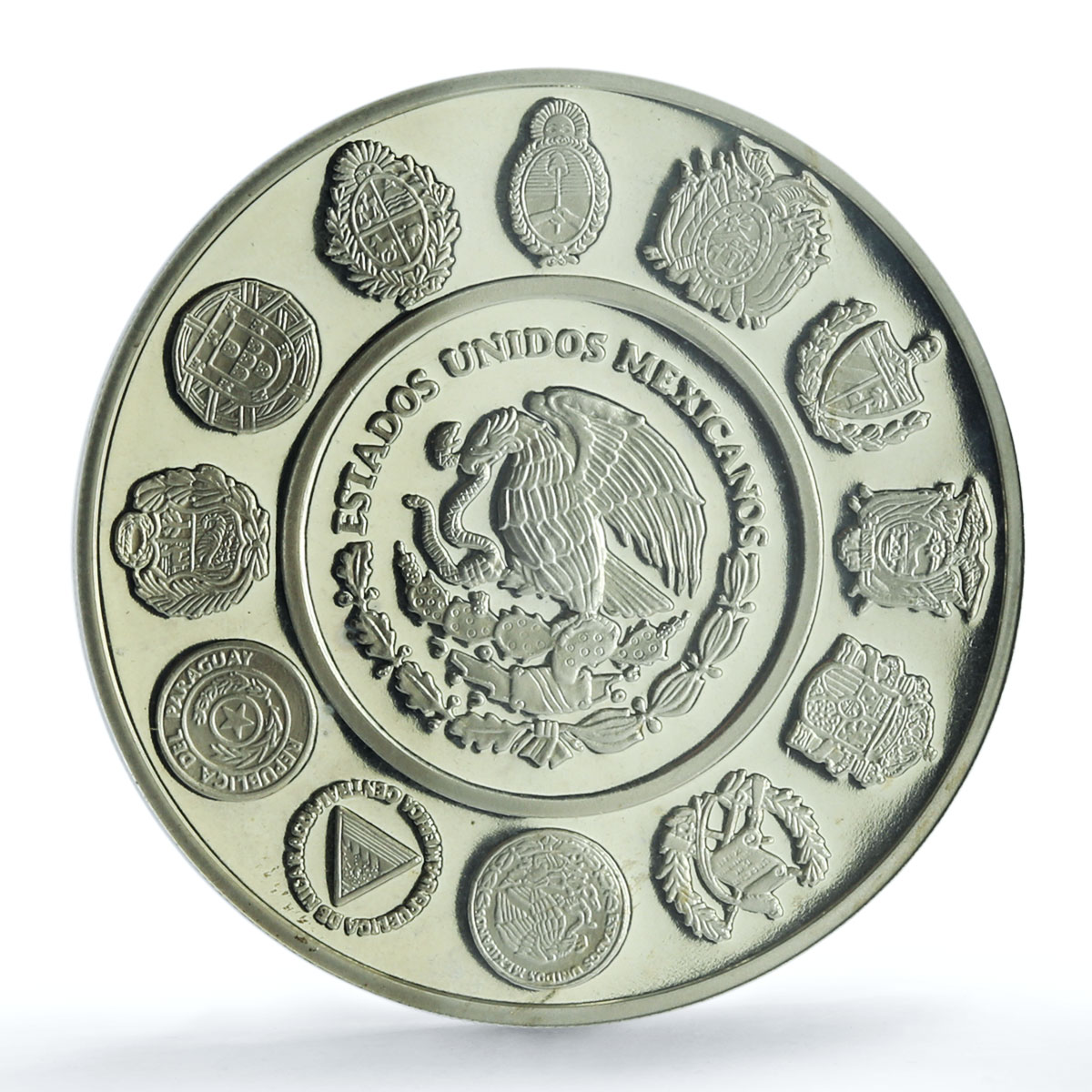 Mexico 5 pesos Jarabe Tapatio KM-629 Dances Customs PR 67 PCGS silve coin 1997