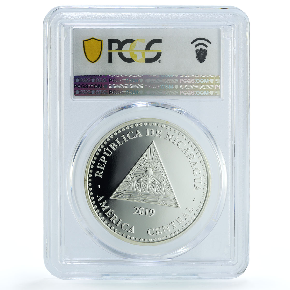 Nicaragua 10 cordobas Paslama Turtle F15 Mark KM-130 PR 70 PCGS silver coin 2019 Nicaragua 10 cordobas Paslama Turtle F15 Mark KM-130 PR 70 PCGS silver coin 2019