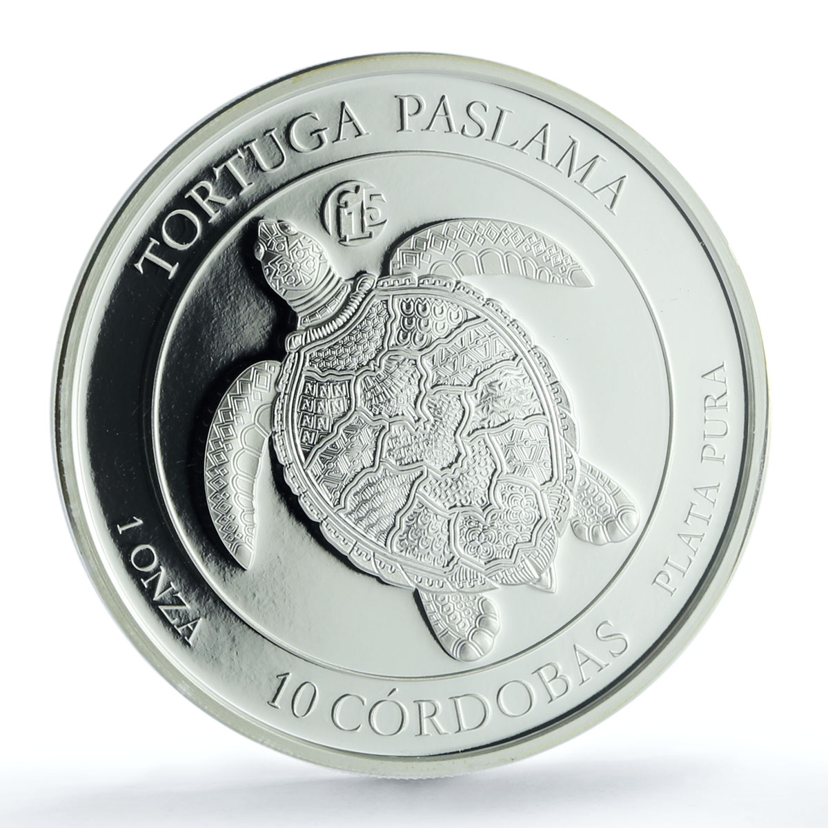 Nicaragua 10 cordobas Paslama Turtle F15 Mark KM-130 PR 70 PCGS silver coin 2019 Nicaragua 10 cordobas Paslama Turtle F15 Mark KM-130 PR 70 PCGS silver coin 2019