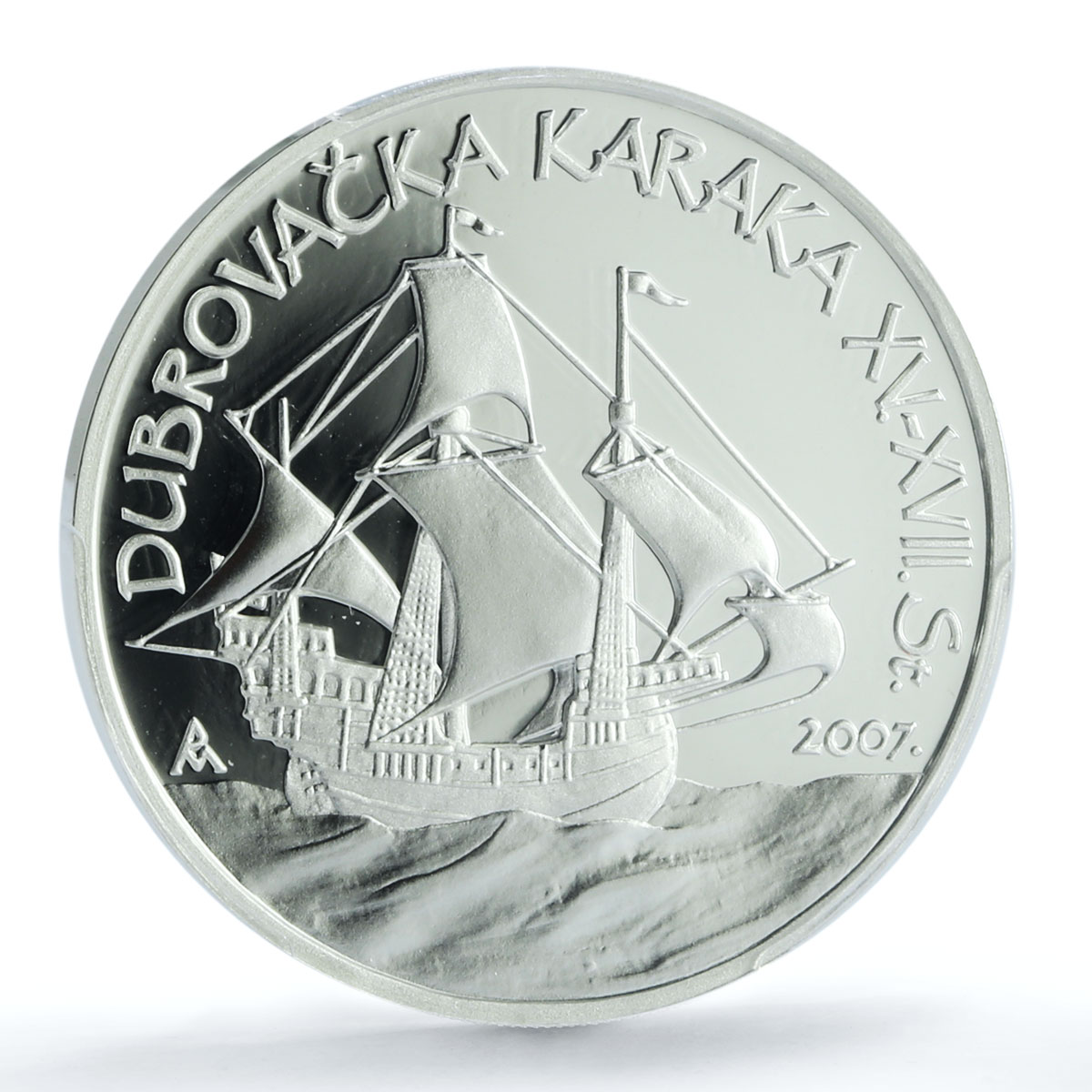 Croatia 150 kuna Dubrovnik Karaka KM-90 Ship Clipper PR 69 PCGS silver coin 2007 Croatia 150 kuna Dubrovnik Karaka KM-90 Ship Clipper PR 69 PCGS silver coin 2007