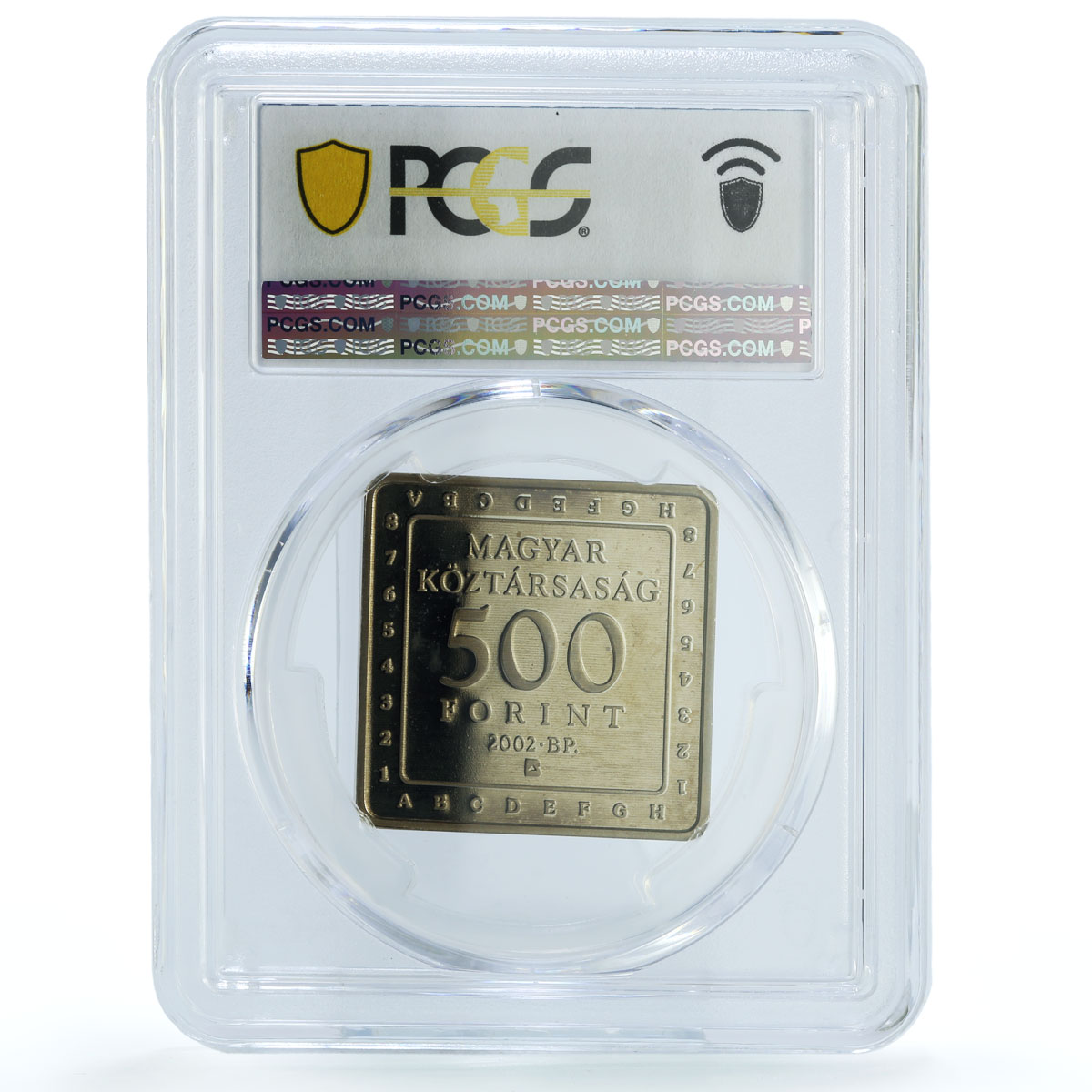 Hungary 500 forint Farkas Kempelen Chess Machine KM-764 PR66 PCGS CuNi coin 2002 Hungary 500 forint Farkas Kempelen Chess Machine KM-764 PR66 PCGS CuNi coin 2002