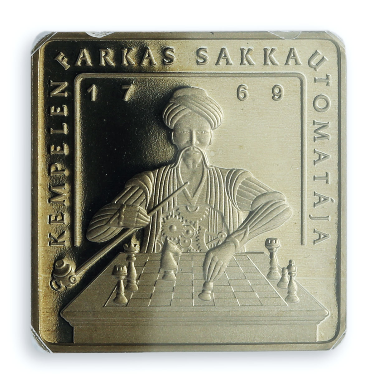 Hungary 500 forint Farkas Kempelen Chess Machine KM-764 PR66 PCGS CuNi coin 2002 Hungary 500 forint Farkas Kempelen Chess Machine KM-764 PR66 PCGS CuNi coin 2002