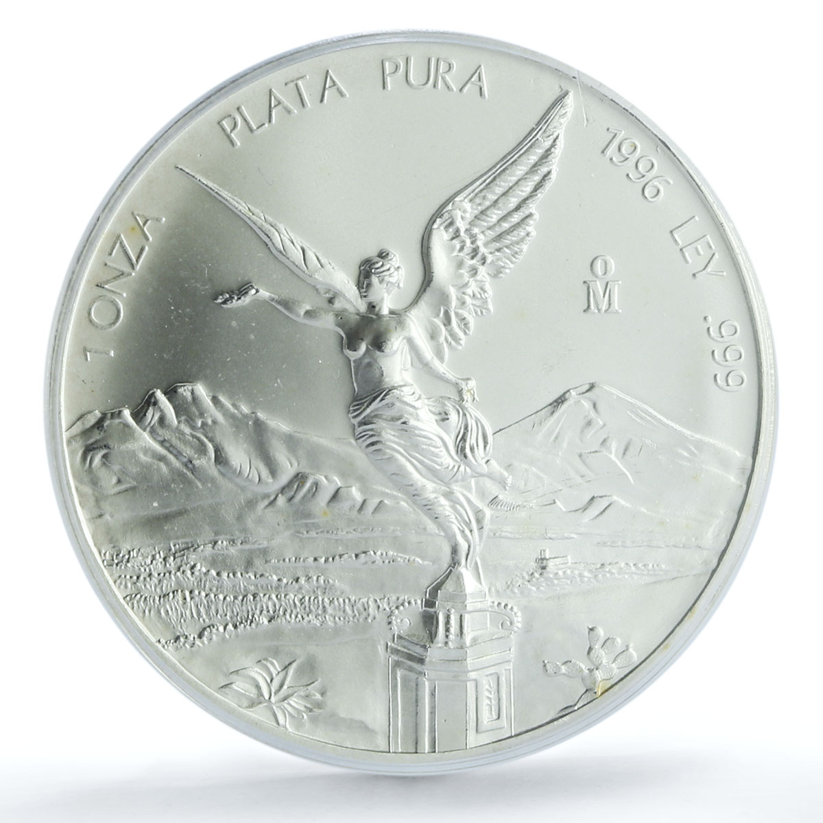 Mexico 1 onza Libertad Angel of Independence KM-613 MS 67 PCGS silver coin 1996 Mexico 1 onza Libertad Angel of Independence KM-613 MS 67 PCGS silver coin 1996