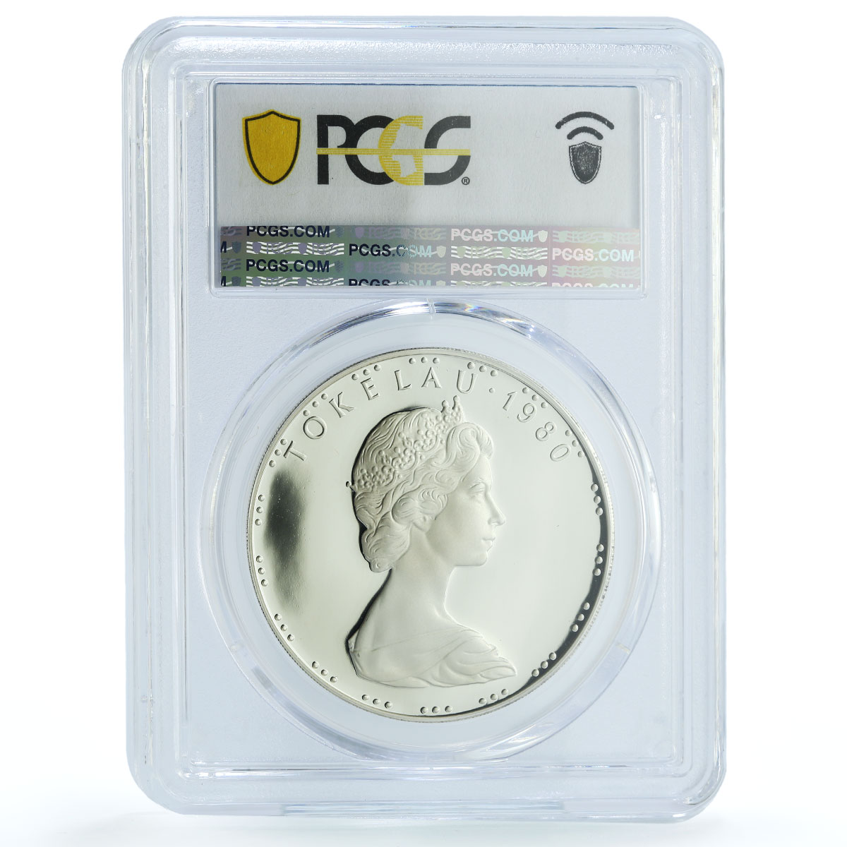Tokelau 1 tala New Zealand KM-3a Coconut Crab PR 69 PCGS silver coin 1980 Tokelau 1 tala New Zealand KM-3a Coconut Crab PR 69 PCGS silver coin 1980