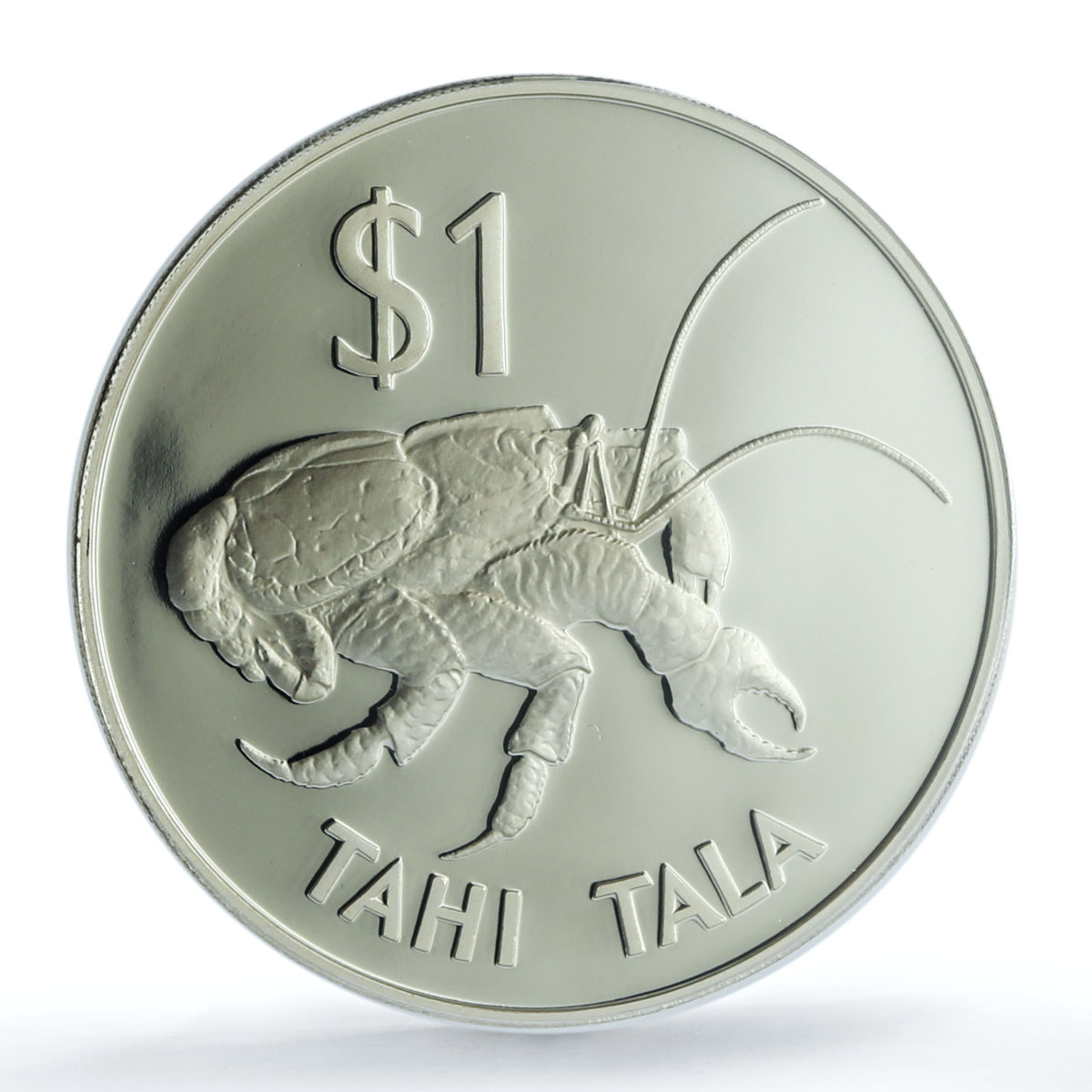 Tokelau 1 tala New Zealand KM-3a Coconut Crab PR 69 PCGS silver coin 1980 Tokelau 1 tala New Zealand KM-3a Coconut Crab PR 69 PCGS silver coin 1980
