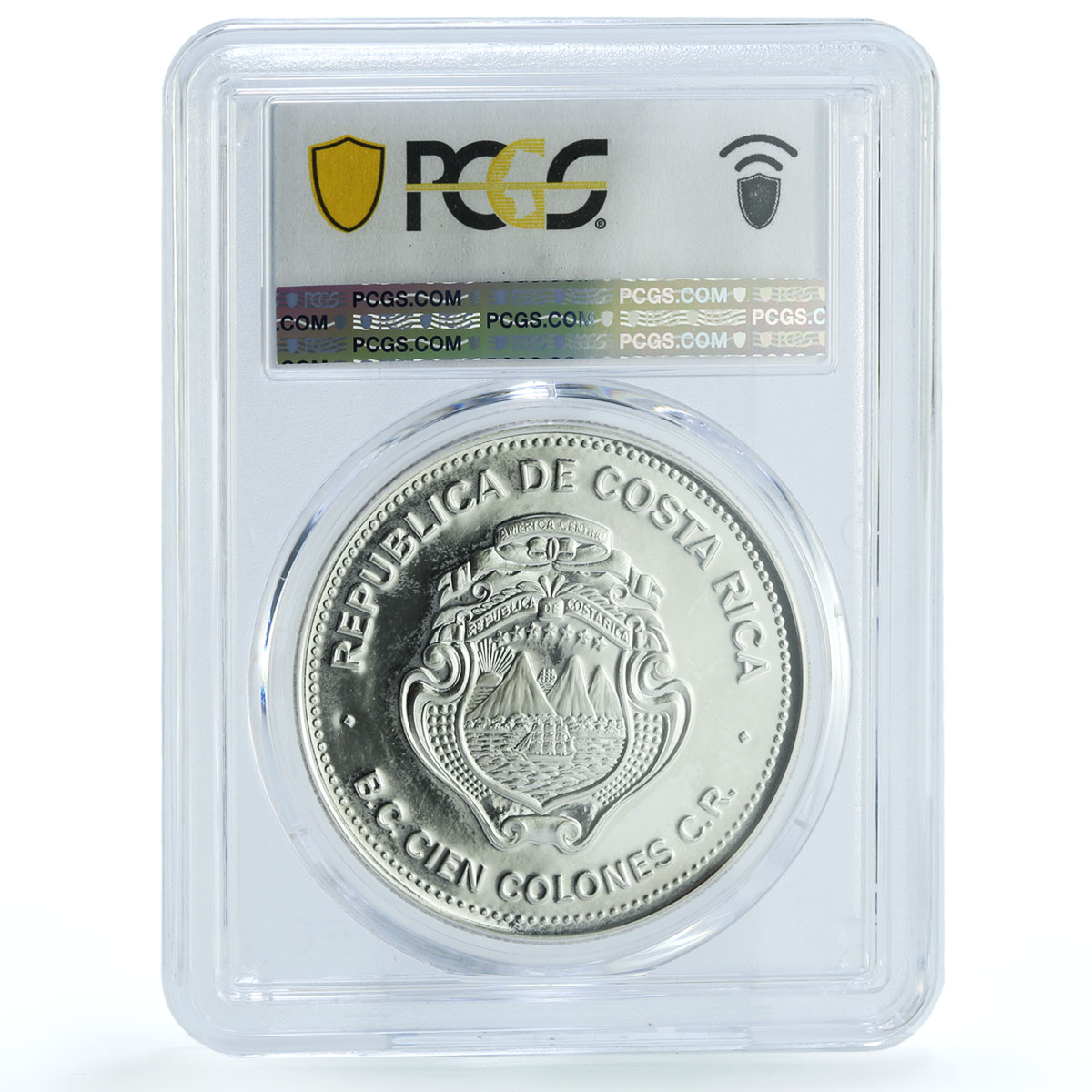 Costa Rica 100 colones Year of the Child KM-206 Bird PR 67 PCGS silver coin 1979 Costa Rica 100 colones Year of the Child KM-206 Bird PR 67 PCGS silver coin 1979