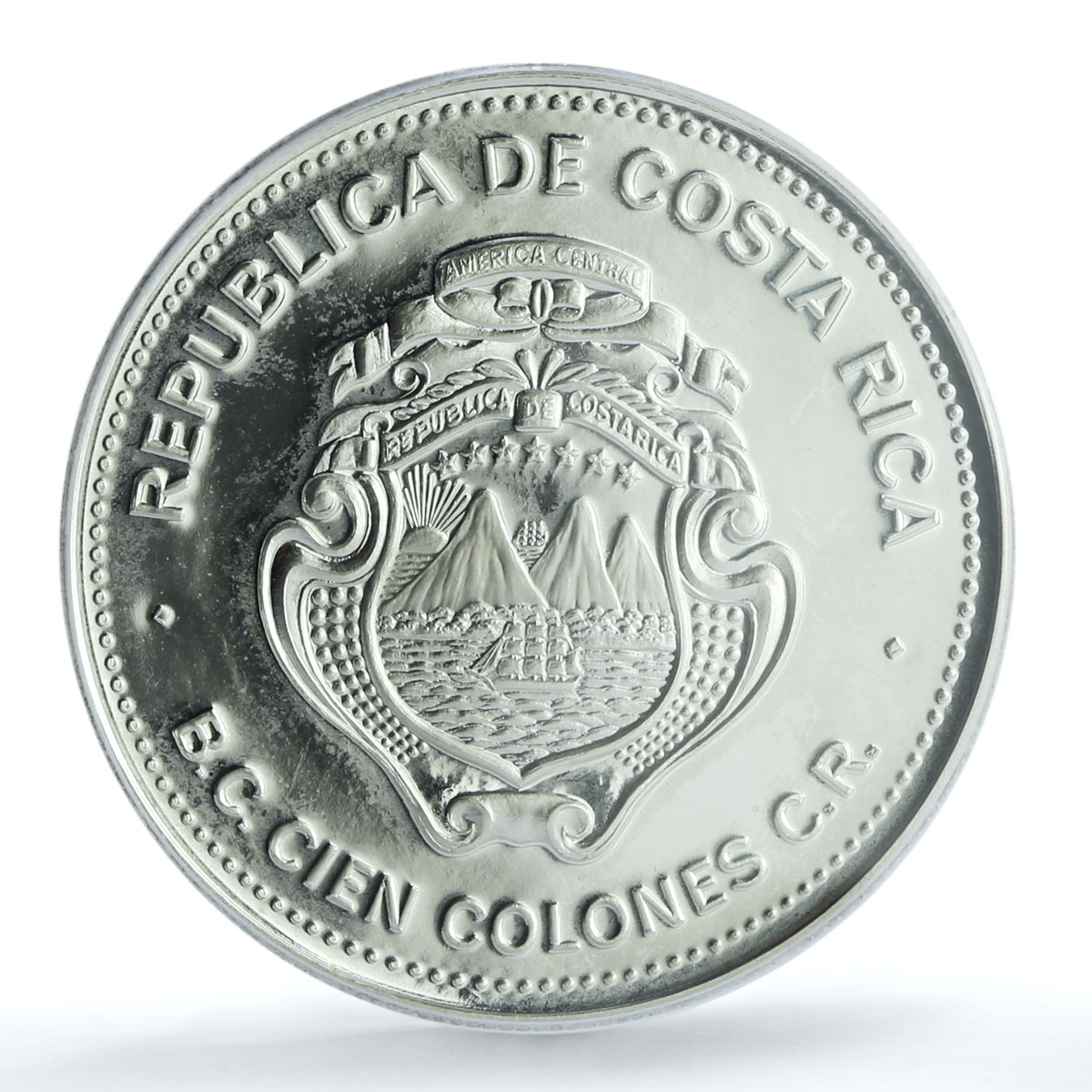 Costa Rica 100 colones Year of the Child KM-206 Bird PR 67 PCGS silver coin 1979 Costa Rica 100 colones Year of the Child KM-206 Bird PR 67 PCGS silver coin 1979