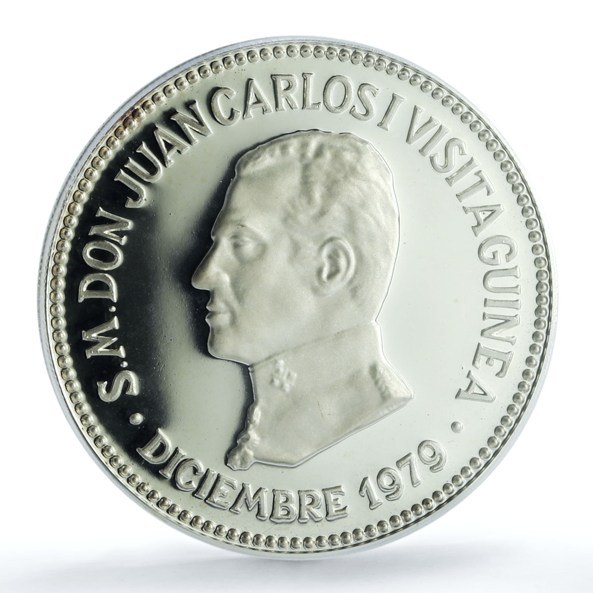 Equatorial Guinea 2000 bipkwele Juan Carlos I X#M6 PR 67 PCGS silver coin 1980