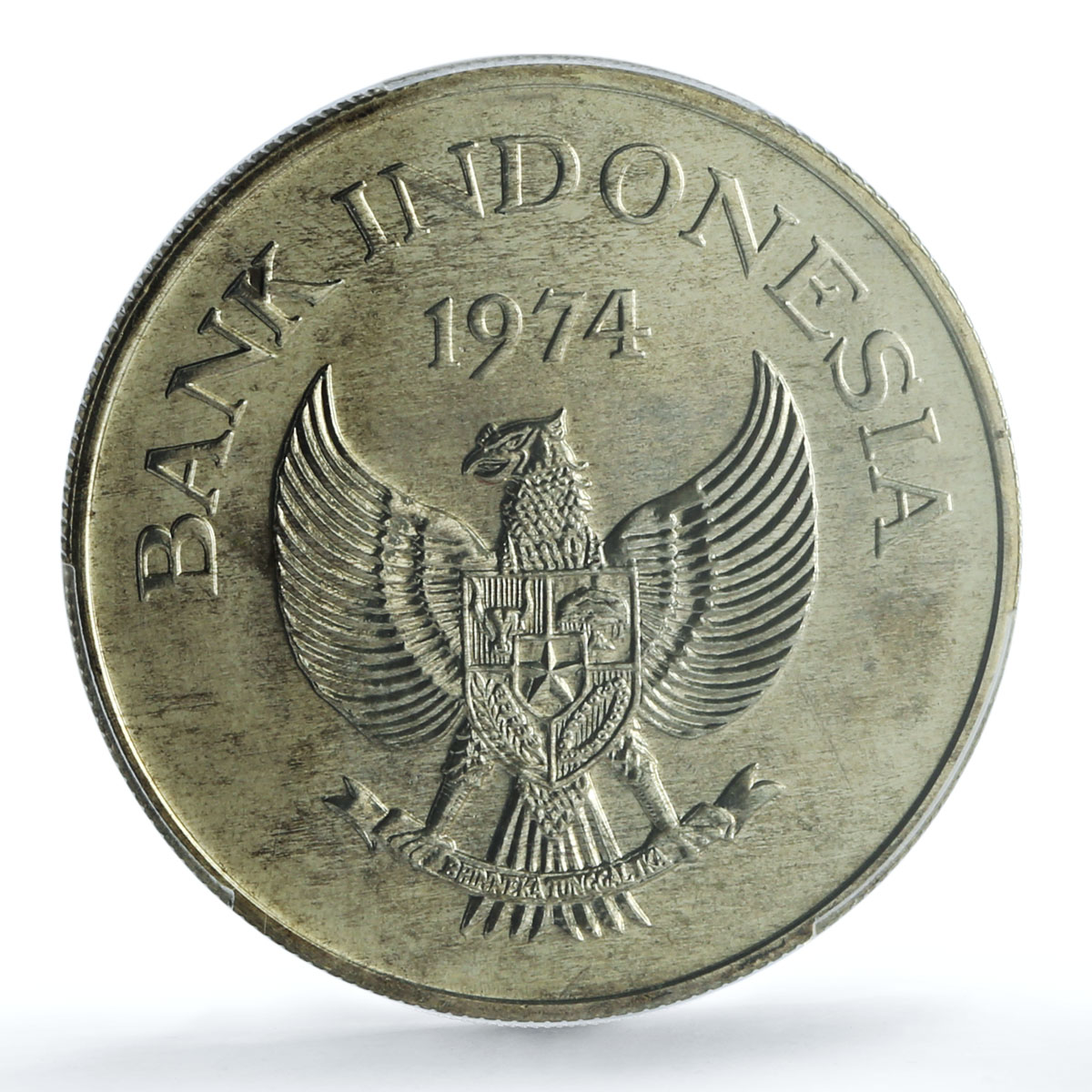 Indonesia 2000 rupiah Javan Tiger KM-39 Cat Fauna MS 67 PCGS silver coin 1974 Indonesia 2000 rupiah Javan Tiger KM-39 Cat Fauna MS 67 PCGS silver coin 1974