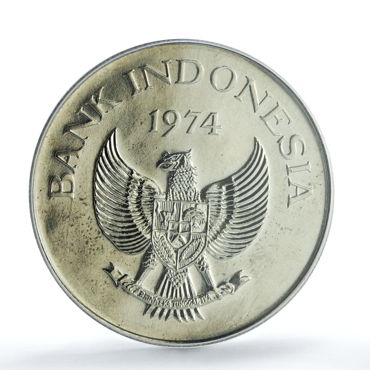 Indonesia 5000 rupiah Orangutan KM-40 Monkey Fauna MS 66 PCGS silver coin 1974
