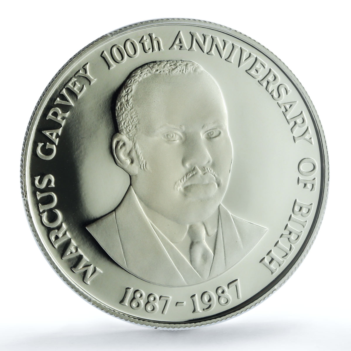 Jamaica 10 dollars Marcus Garvey KM-128 Politics PR 69 PCGS silver coin 1987 Jamaica 10 dollars Marcus Garvey KM-128 Politics PR 69 PCGS silver coin 1987