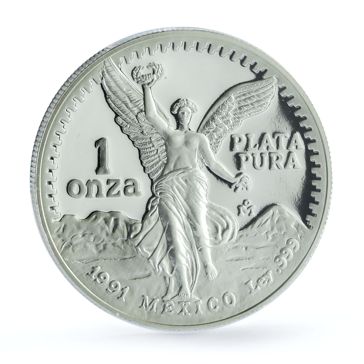 Mexico 1 onza Libertad Angel of Independence KM-494.3 PR69 PCGS silver coin 1991 Mexico 1 onza Libertad Angel of Independence KM-494.3 PR69 PCGS silver coin 1991