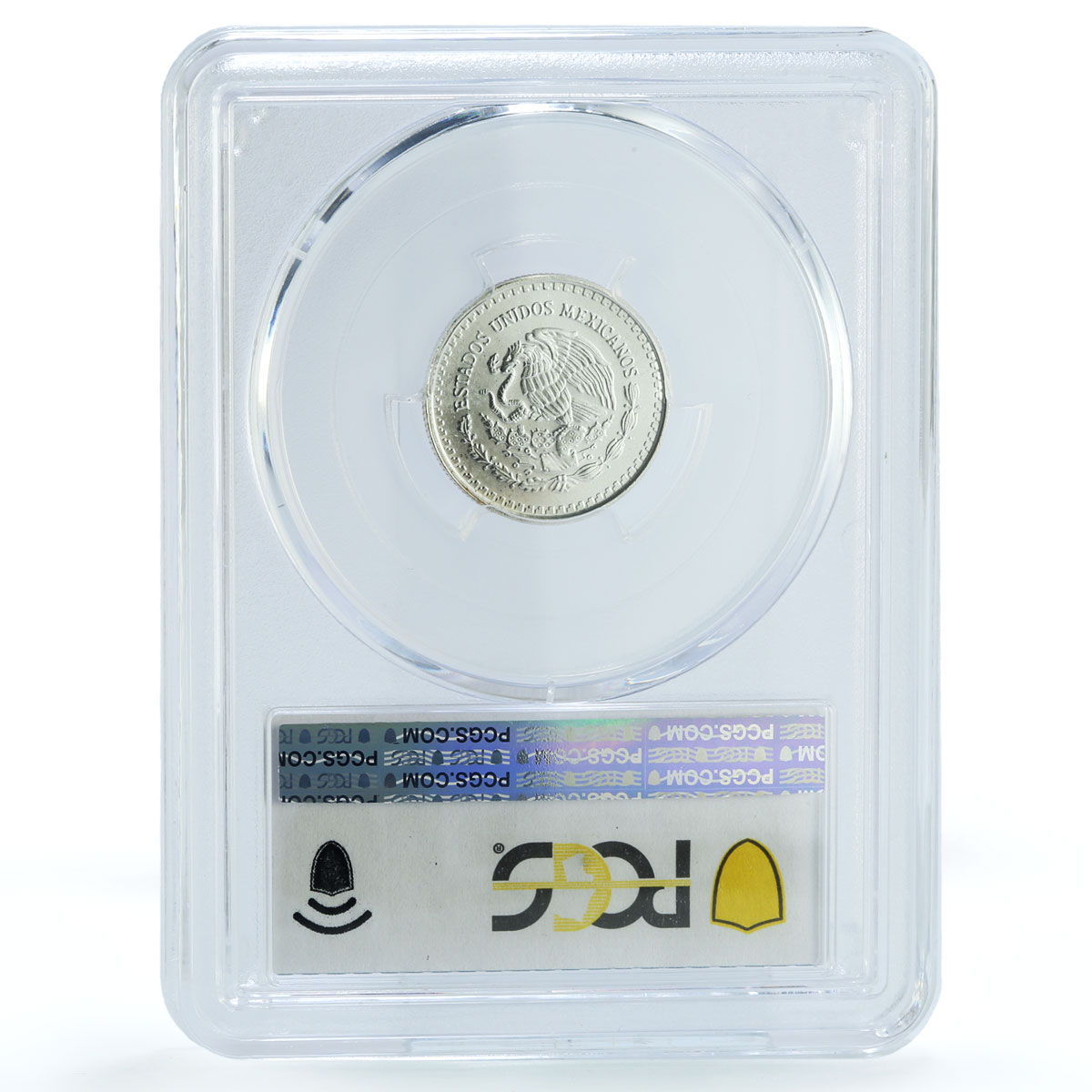 Mexico 1/10 onza Libertad Angel Independence KM-610 MS 67 PCGS silver coin 2001