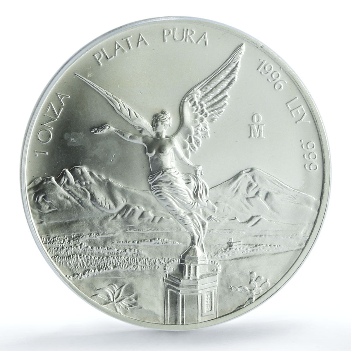 Mexico 1 onza Libertad Angel of Independence KM-613 MS 67 PCGS silver coin 1996