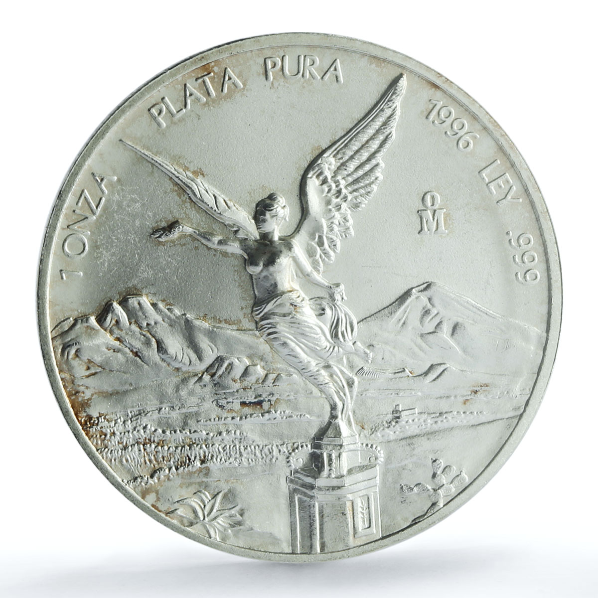 Mexico 1 onza Libertad Angel of Independence KM-613 MS 67 PCGS silver coin 1996