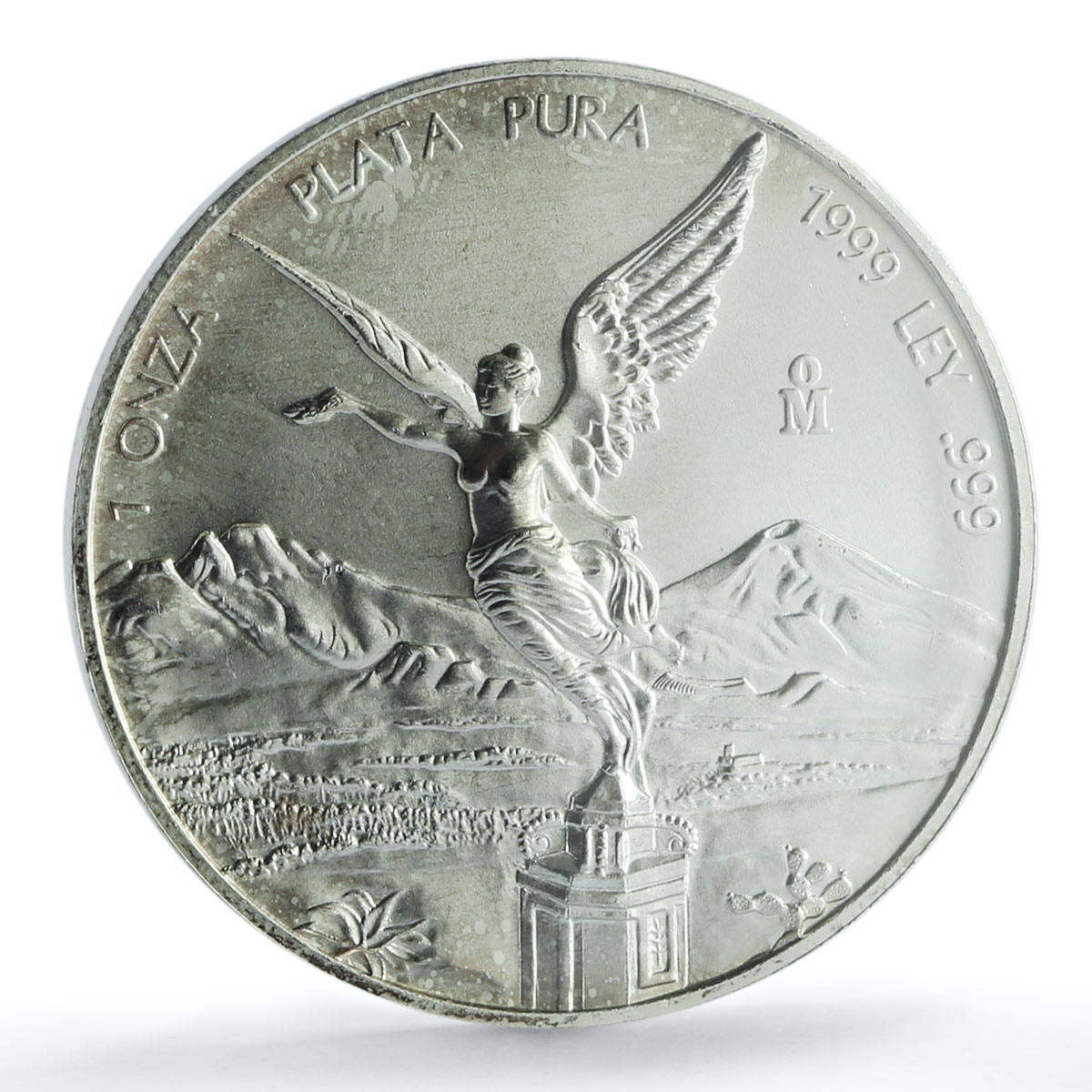 Mexico 1 onza Libertad Angel of Independence KM-613 MS 68 PCGS silver coin 1999
