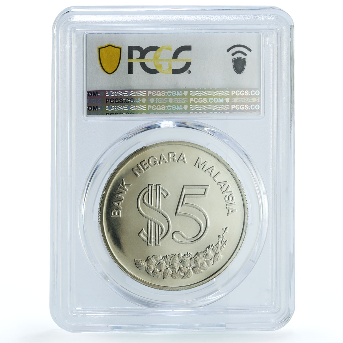 Malaysia 5 ringgit PATA Conference KM-40 Turtle PR 66 PCGS silver coin 1986