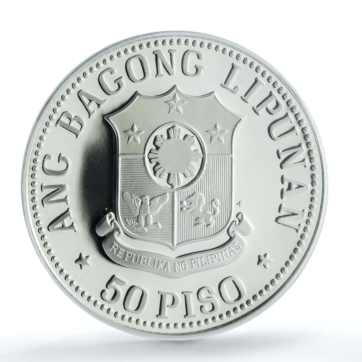 Philippines 50 piso Manuel Quezon KM-222 PR 69 PCGS silver coin 1978 Philippines 50 piso Manuel Quezon KM-222 PR 69 PCGS silver coin 1978