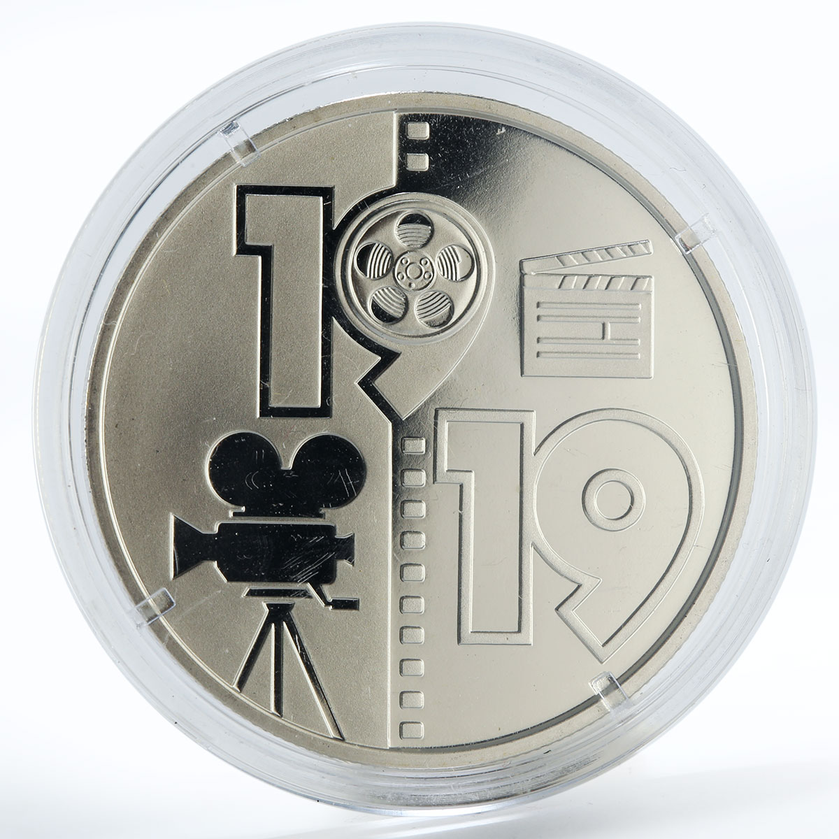 Ukraine 5 hryvnias 100th of Odessa Film Studio cinema nickel coin 2019