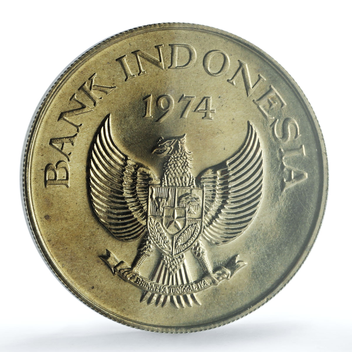 Indonesia 5000 rupiah Orangutan KM-40 Monkey Fauna MS 68 PCGS silver coin 1974