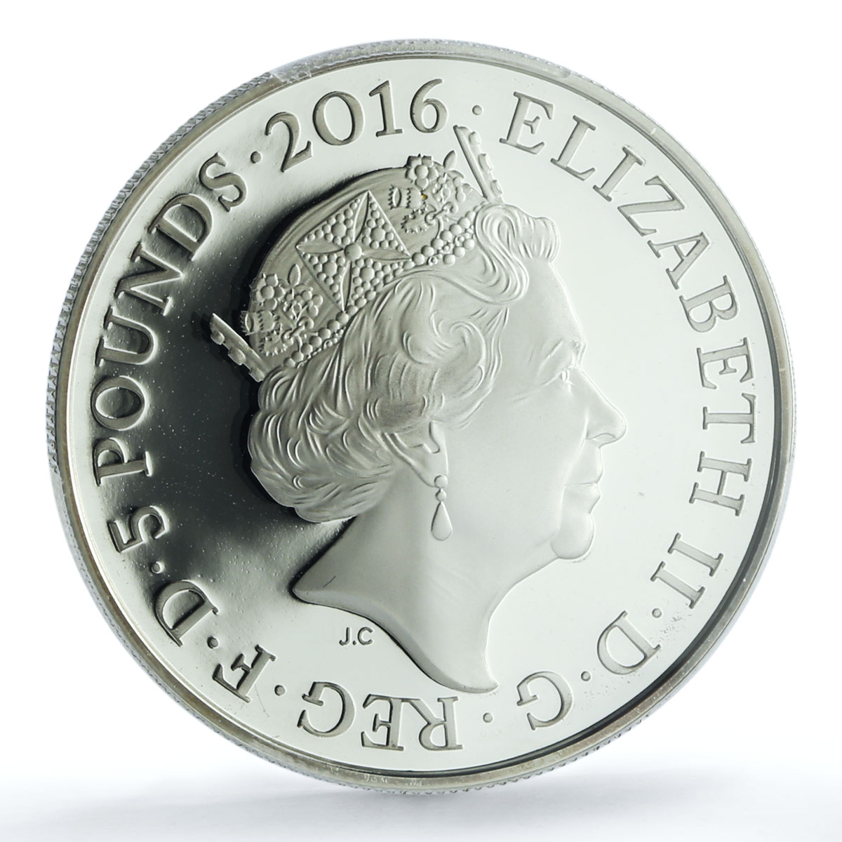 Great Britain 5 pounds Lake District KM-1389 Nature PR 69 PCGS silver coin 2016 Great Britain 5 pounds Lake District KM-1389 Nature PR 69 PCGS silver coin 2016