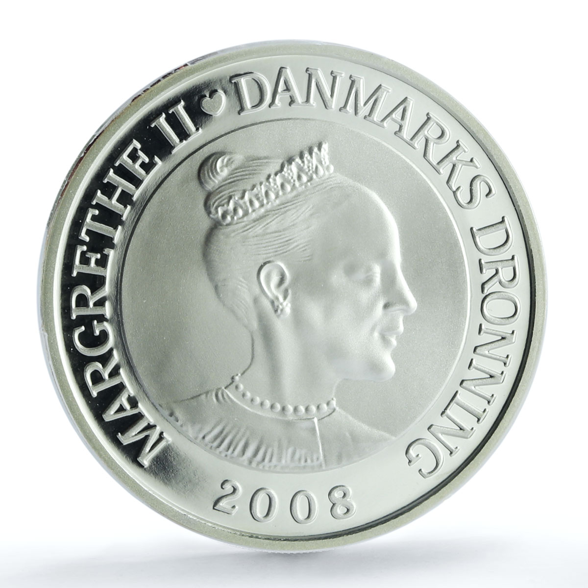 Denmark 500 kroner Yacht Dannebrog KM-929 Ship PR 69 PCGS silver coin 2008 Denmark 500 kroner Yacht Dannebrog KM-929 Ship PR 69 PCGS silver coin 2008