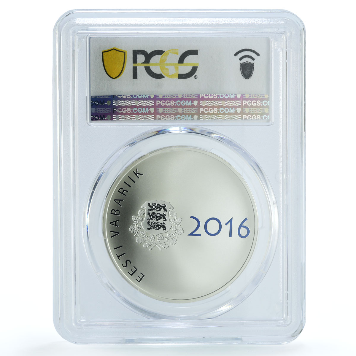Estonia 10 euros Jaan Poska KM-80 Politics PR 69 PCGS silver coin 2016