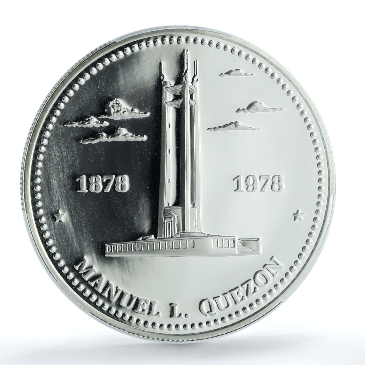 Philippines 25 piso Manuel Quezon KM-221 Monument PR 69 PCGS silver coin 1978 Philippines 25 piso Manuel Quezon KM-221 Monument PR 69 PCGS silver coin 1978