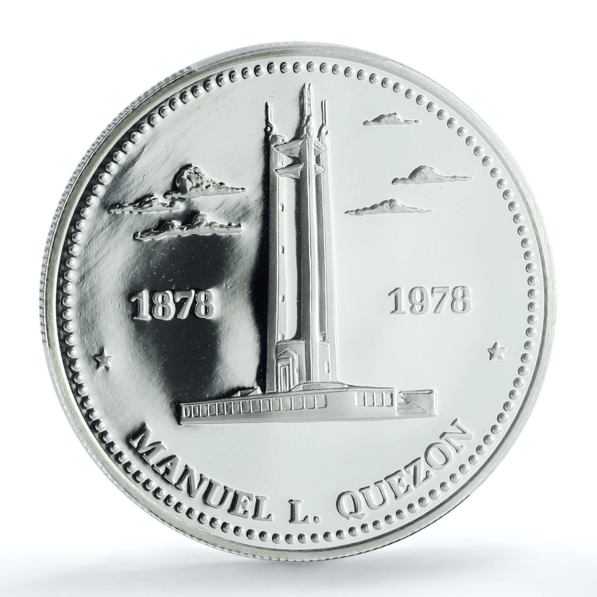 Philippines 25 piso Manuel Quezon KM-221 Monument PR 70 PCGS silver coin 1978