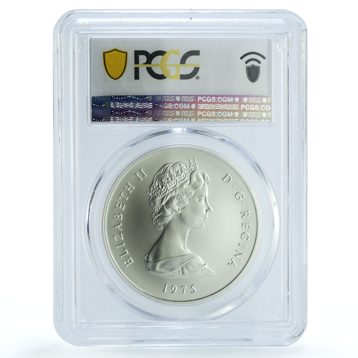 Turks and Caicos 10 crowns Age of Exploration KM-7 MS 70 PCGS silver coin 1975 Turks and Caicos 10 crowns Age of Exploration KM-7 MS 70 PCGS silver coin 1975