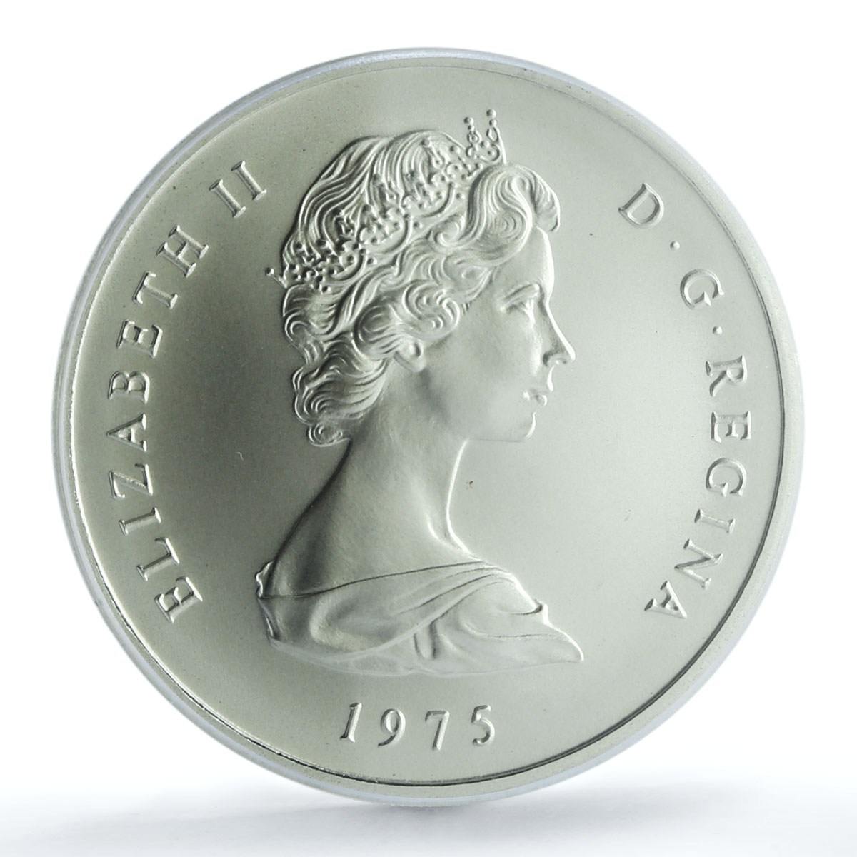 Turks and Caicos 10 crowns Age of Exploration KM-7 MS 70 PCGS silver coin 1975 Turks and Caicos 10 crowns Age of Exploration KM-7 MS 70 PCGS silver coin 1975