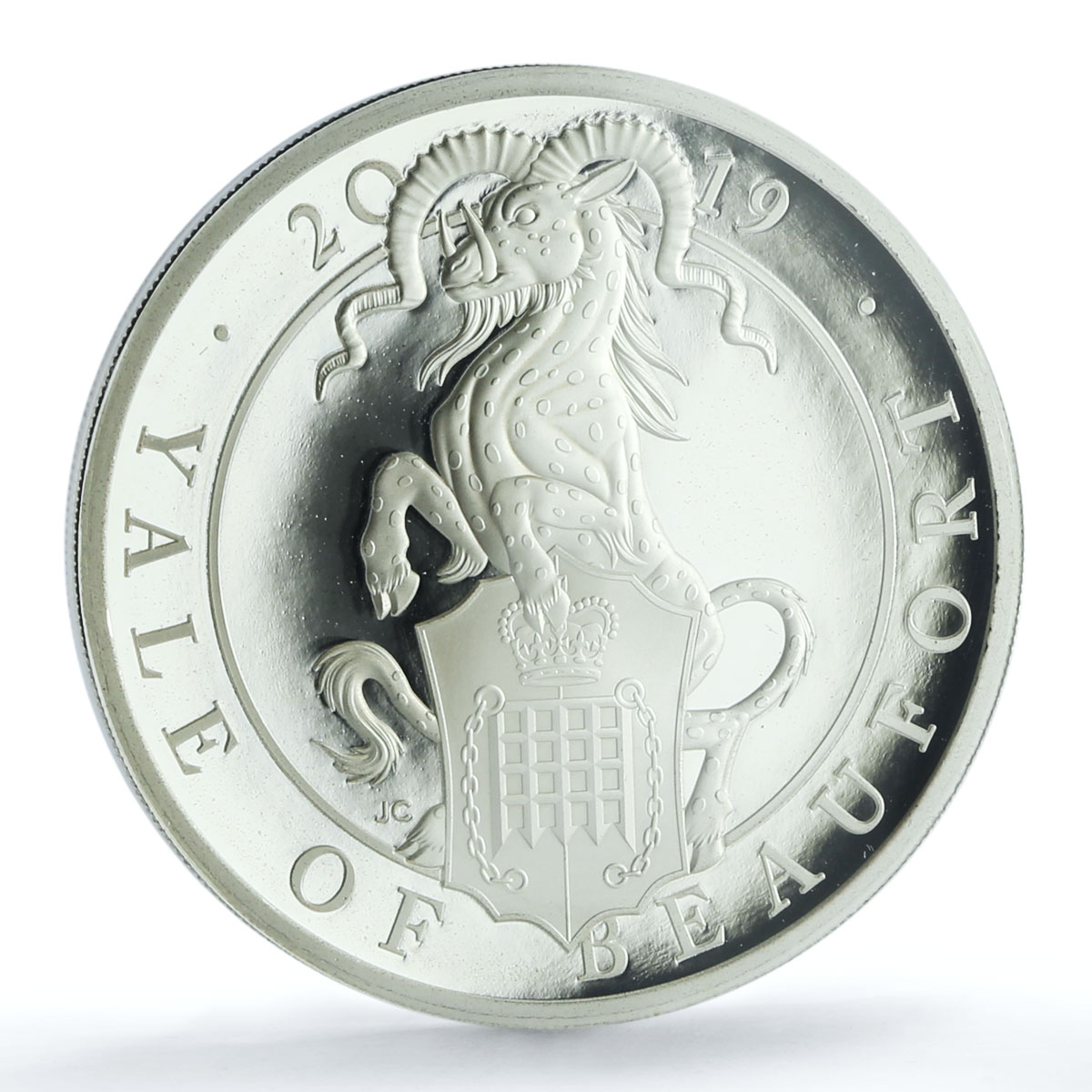Great Britain 2 pounds Yale of Beaufort Queen Beasts PR 69 PCGS silver coin 2019