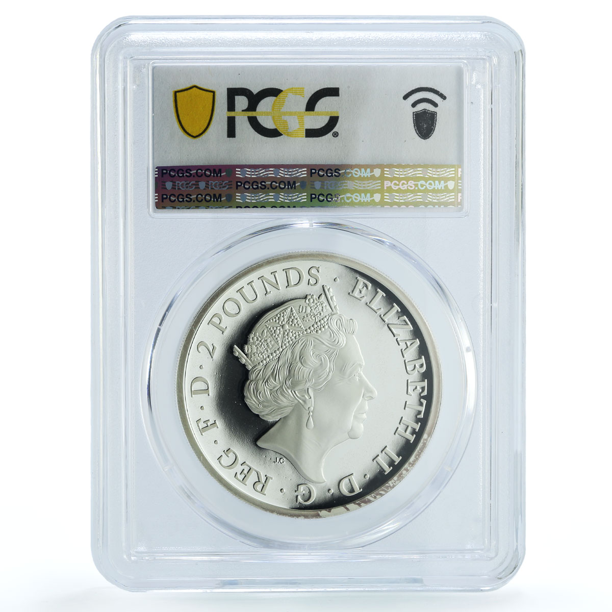 Great Britain 2 pounds Lion Mortimer Queen Beasts PR 69 PCGS silver coin 2020 Great Britain 2 pounds Lion Mortimer Queen Beasts PR 69 PCGS silver coin 2020