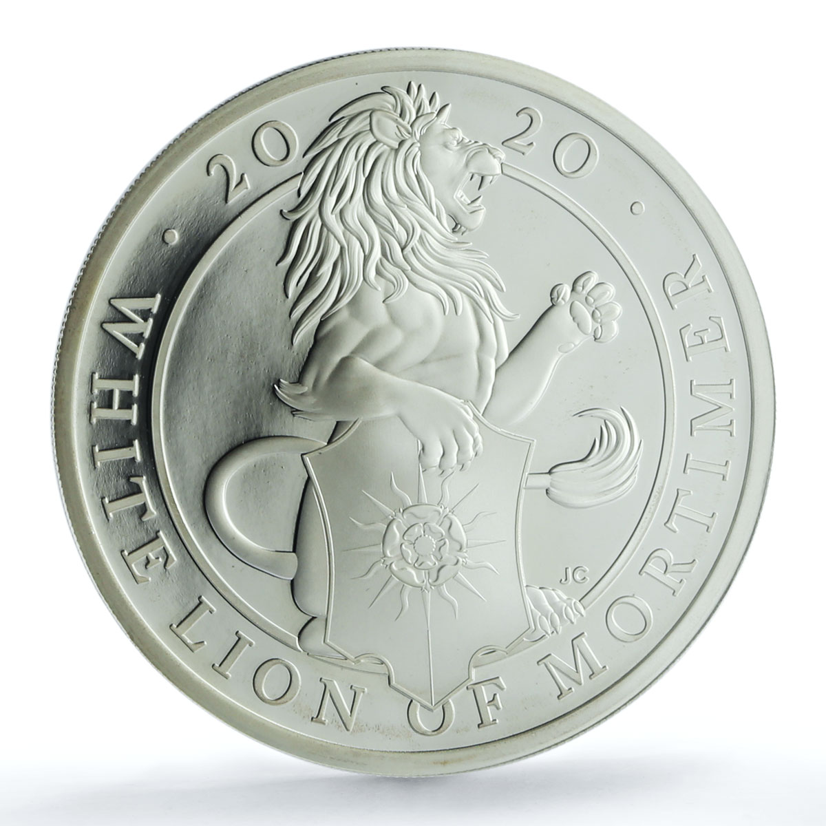 Great Britain 2 pounds Lion Mortimer Queen Beasts PR 69 PCGS silver coin 2020 Great Britain 2 pounds Lion Mortimer Queen Beasts PR 69 PCGS silver coin 2020