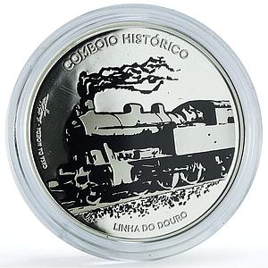 Portugal 7,5 euros Ibero-American Railways KM-917a Trains proof silver coin 2020