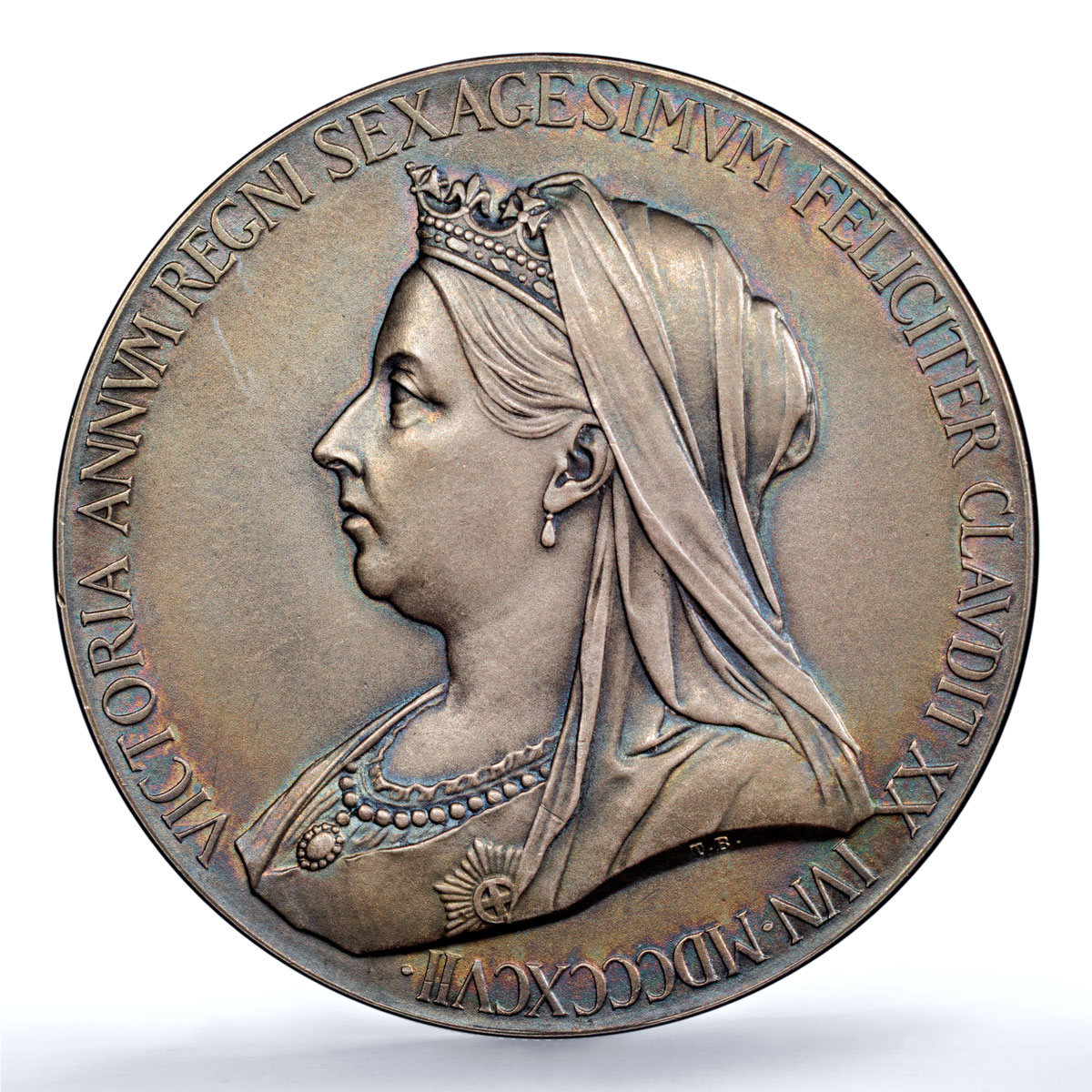Great Britain Queen Victoria Jubilee Eimer-1817a SP 64 PCGS silver medal 1897 Great Britain Queen Victoria Jubilee Eimer-1817a SP 64 PCGS silver medal 1897