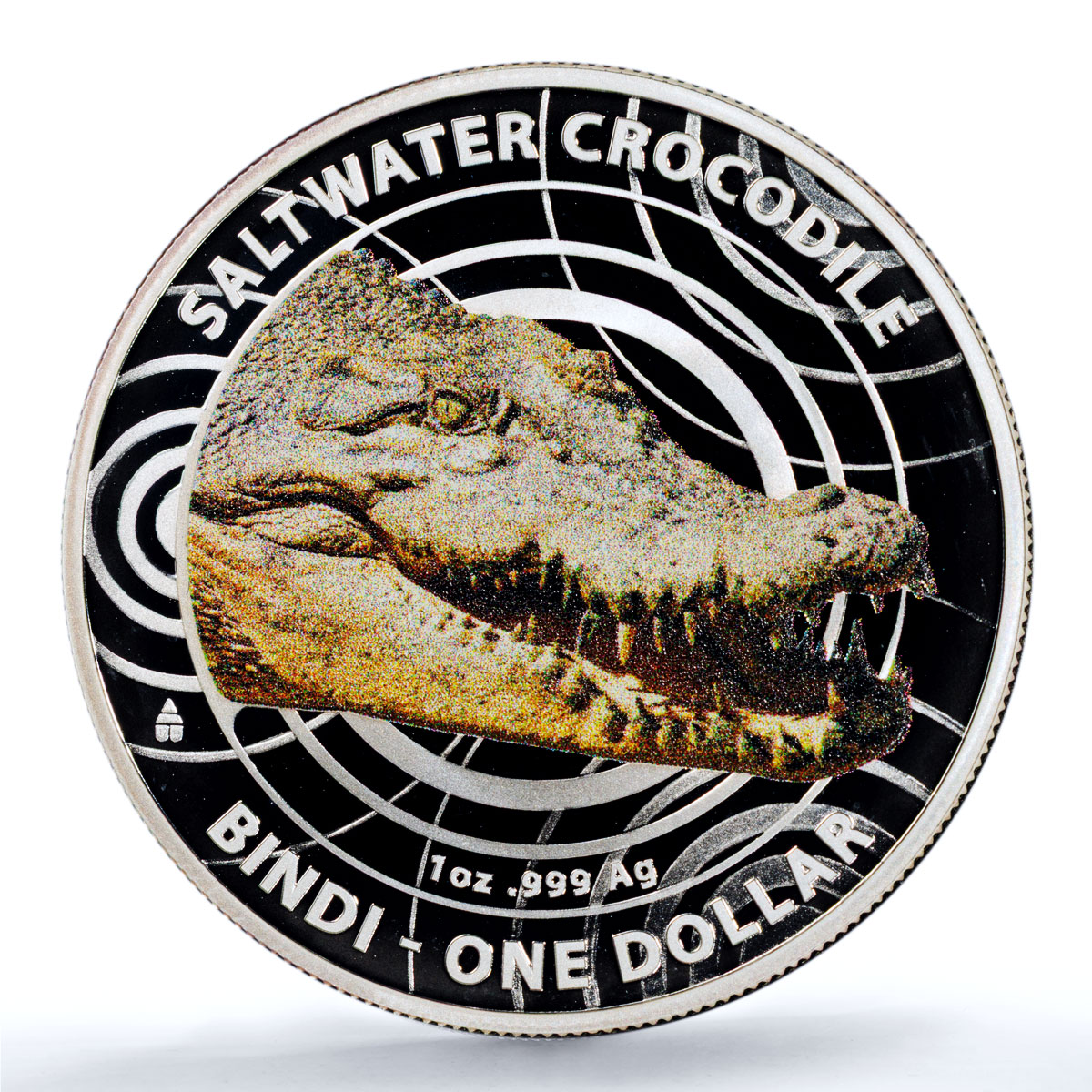 Australia 1 dollar Saltwater Crocodile KM-2029 Fauna PR 69 PCGS silver coin 2013