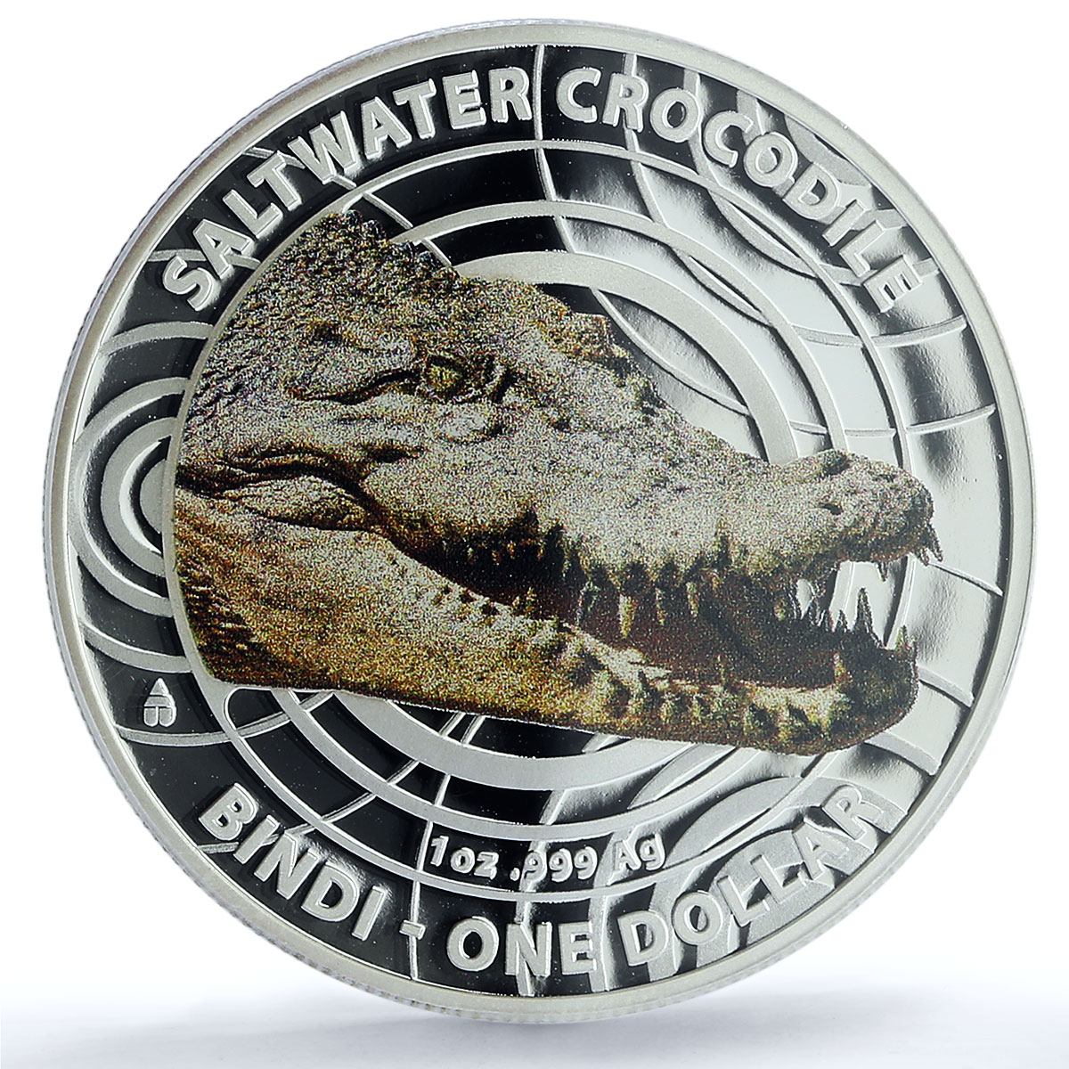 Australia 1 dollar Saltwater Crocodile KM-2029 Fauna PR 69 PCGS silver coin 2013