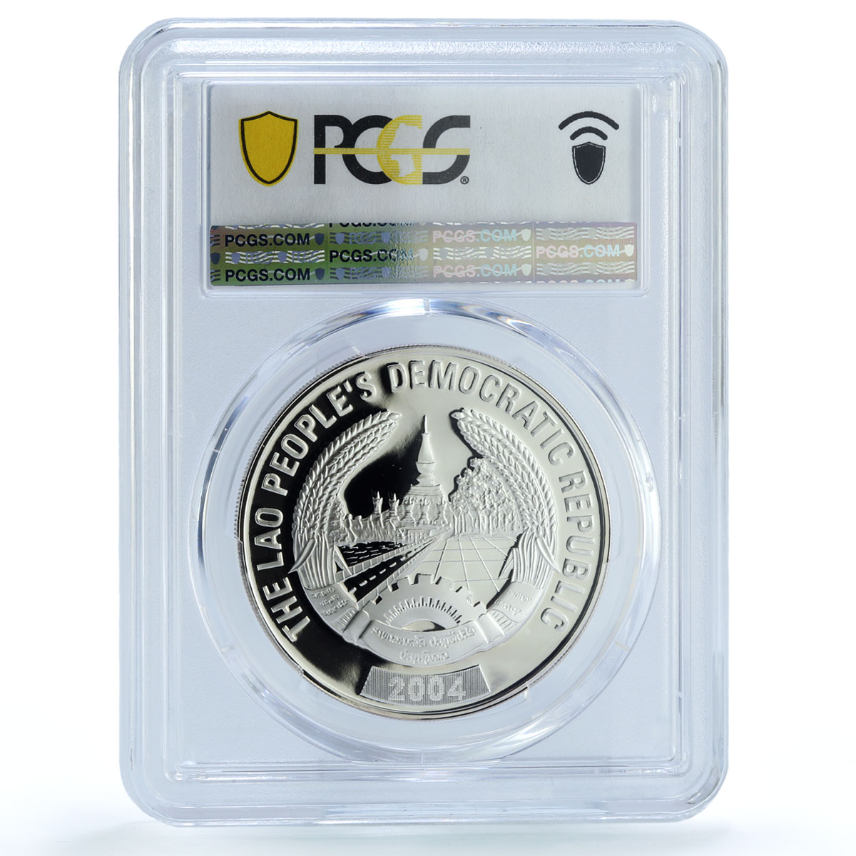 Laos 15000 kip Golden Monkey KM-94 Wildlife Fauna PR 70 PCGS silver coin 2004 Laos 15000 kip Golden Monkey KM-94 Wildlife Fauna PR 70 PCGS silver coin 2004