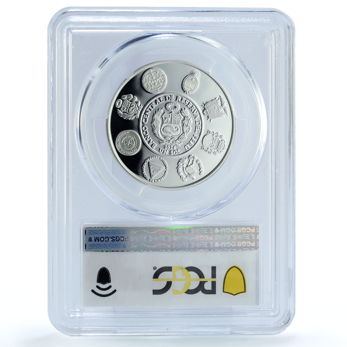 Peru 1 sol Lima KM-442 Ibero-American Capitals City PR 70 PCGS silver coin 2024