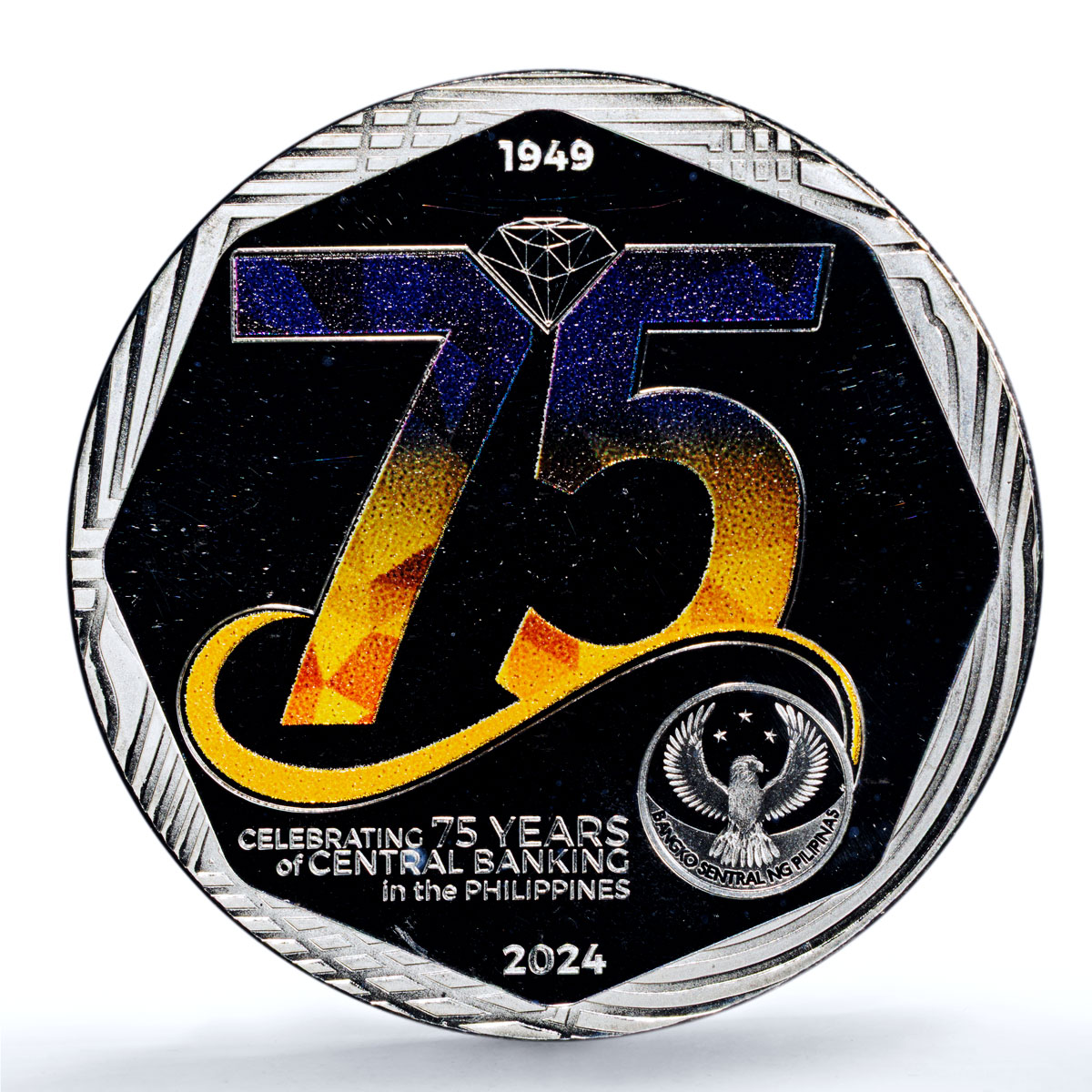 Philippines 750 piso Central Banking Anniversary PL 67 PCGS silver coin 2024