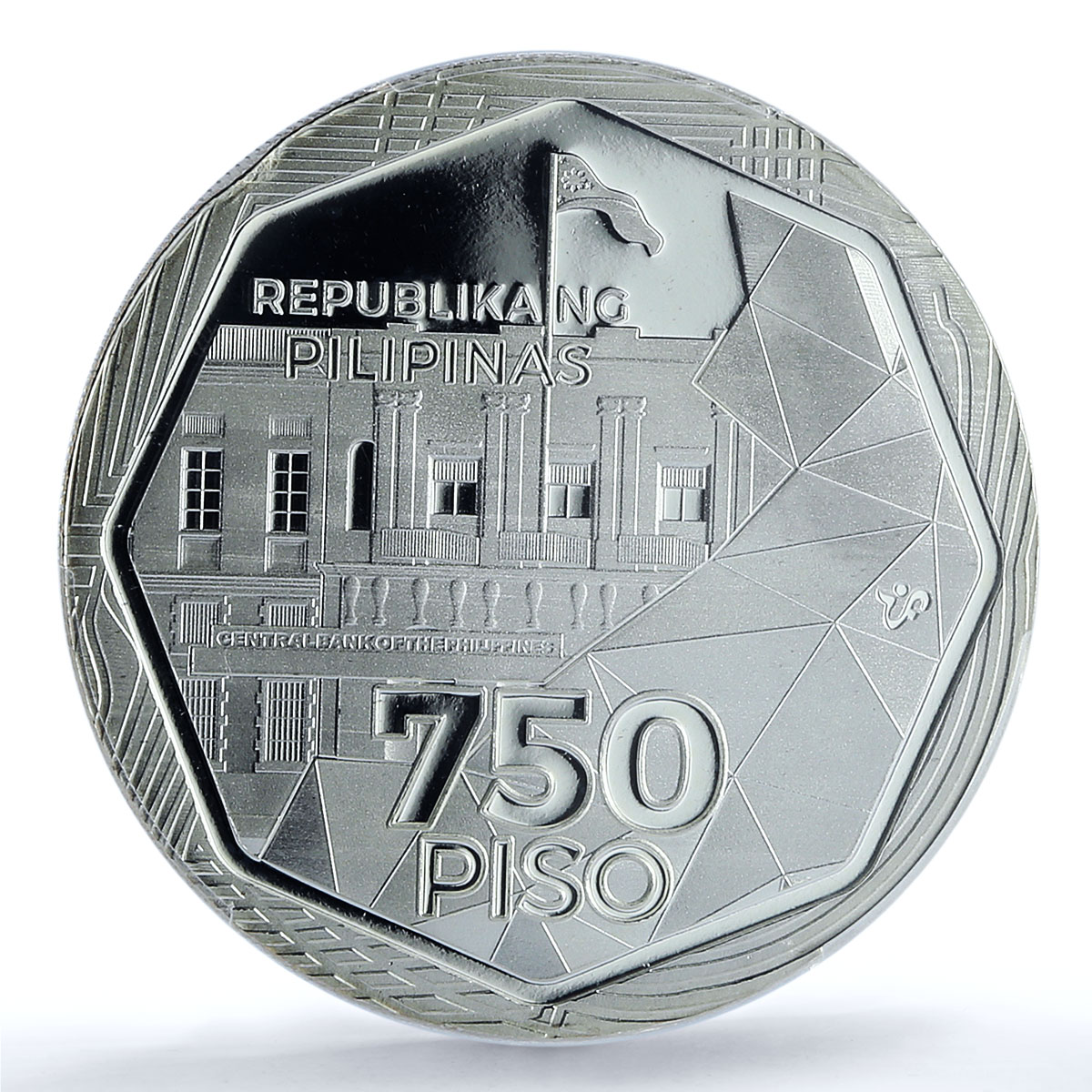 Philippines 750 piso Central Banking Anniversary PL 67 PCGS silver coin 2024