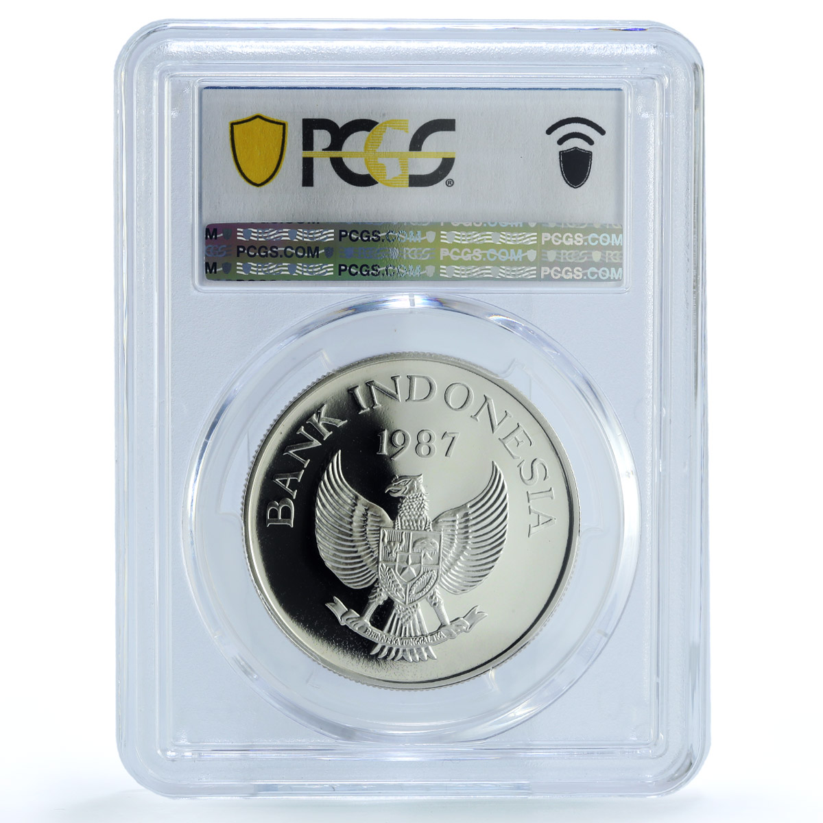 Indonesia 10000 rupiah Babi Rusa KM-45 Wildife Pig PR 69 PCGS silver coin 1987 Indonesia 10000 rupiah Babi Rusa KM-45 Wildife Pig PR 69 PCGS silver coin 1987