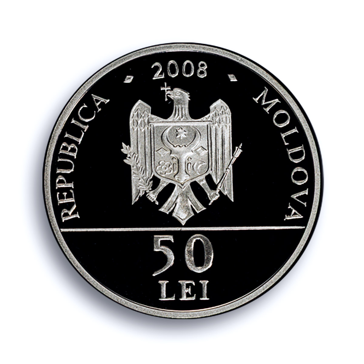 Moldova 50 lei Cooperage KM-45 Traditions Crafts PR 70 PCGS silver coin 2008