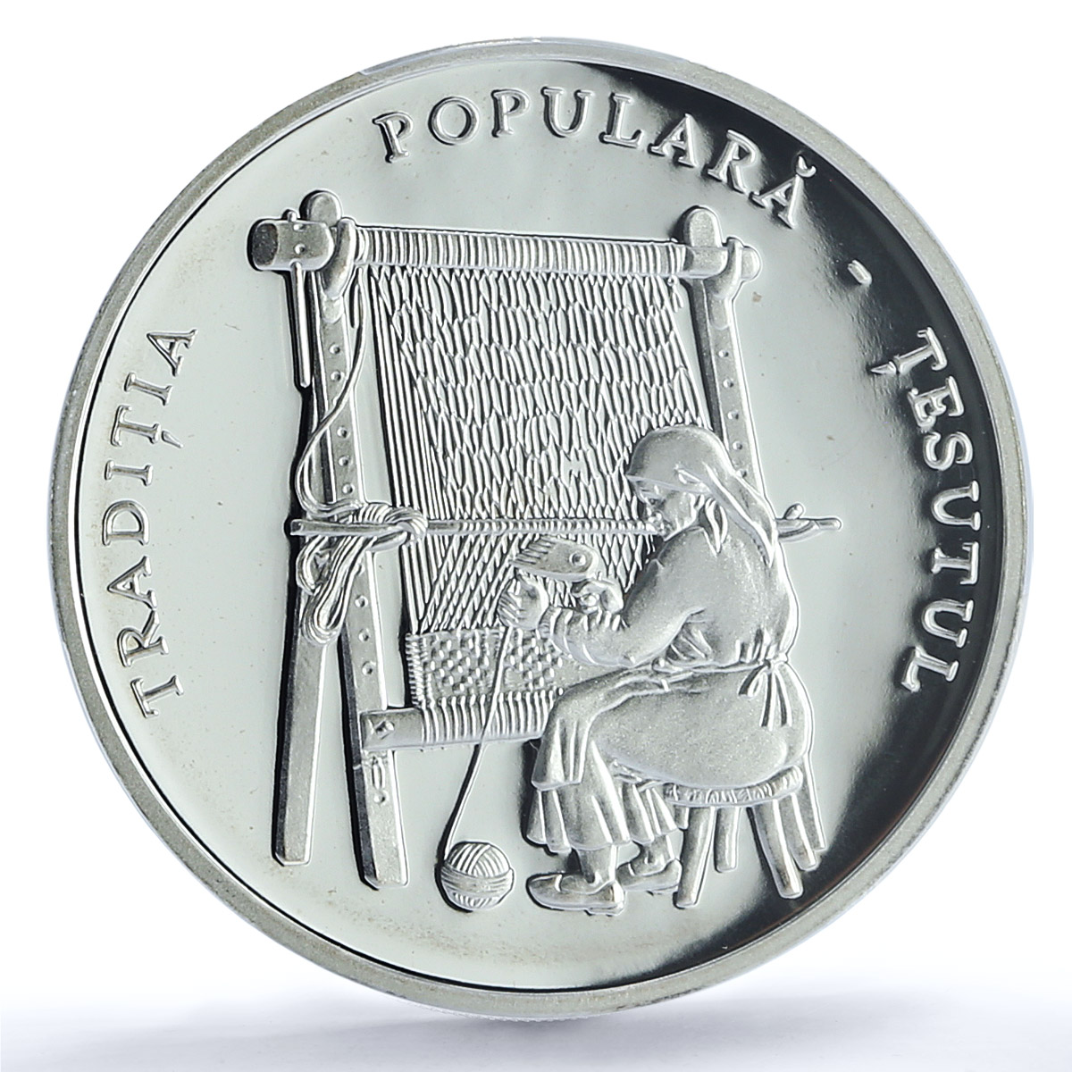 Moldova 50 lei Weaving KM-50 Traditions Crafts PR 69 PCGS silver coin 2009