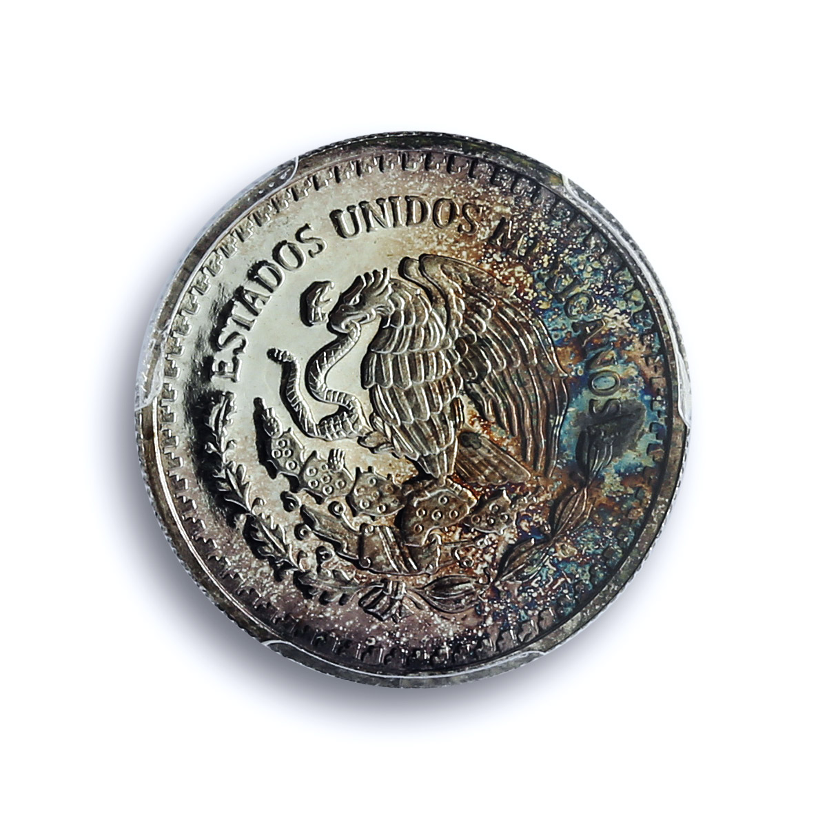 Mexico 1/10 onza Libertad Angel of Independence KM-543 PR PCGS silver coin 1994