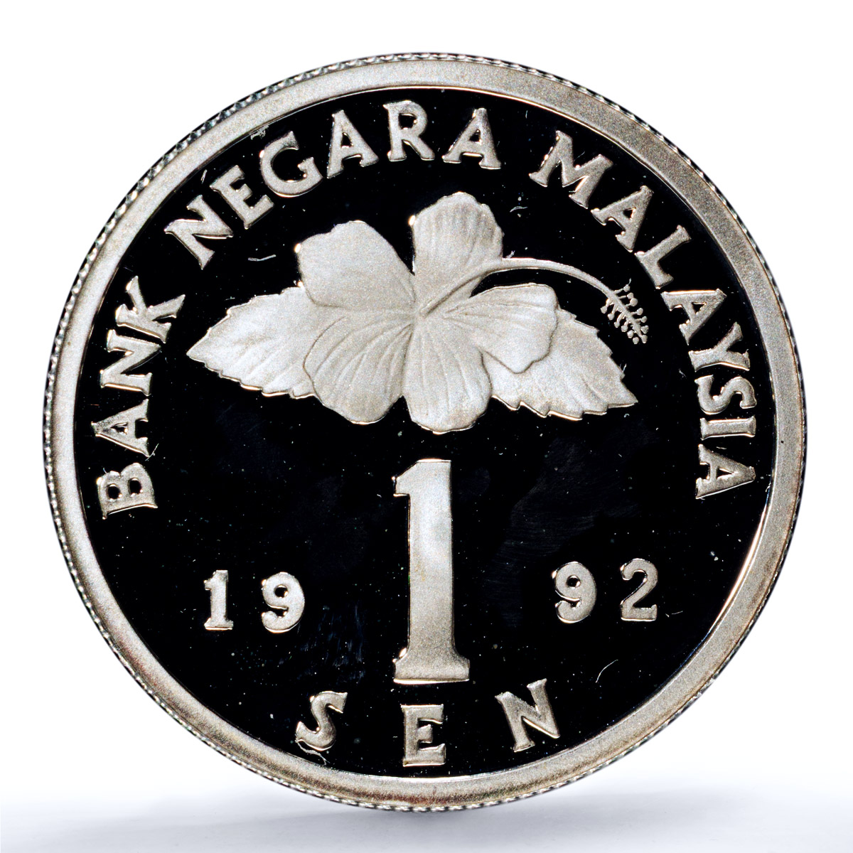 Malaysia 1 sen Republic KM-49a PR 67 PCGS silver coin 1992