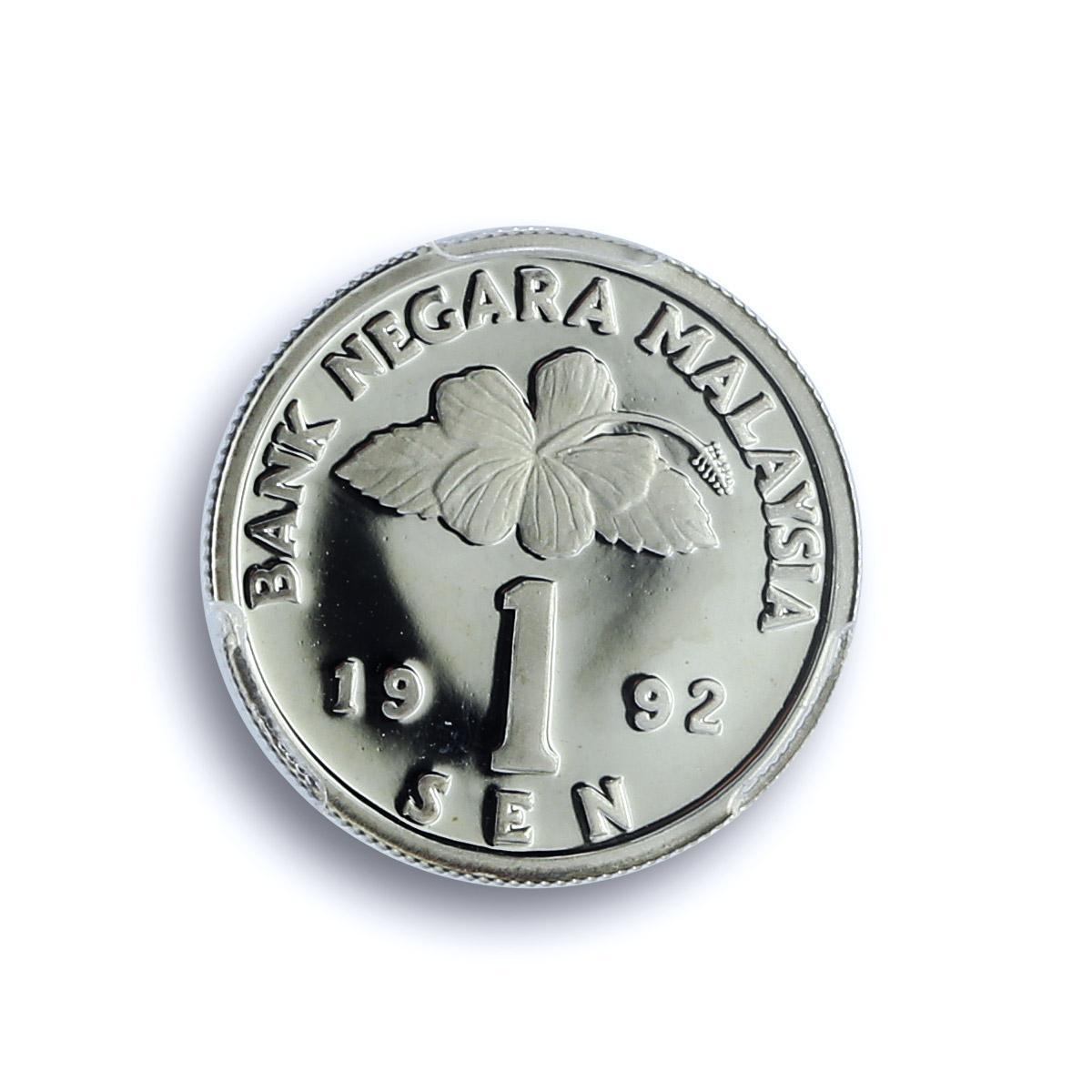 Malaysia 1 sen Republic KM-49a PR 67 PCGS silver coin 1992