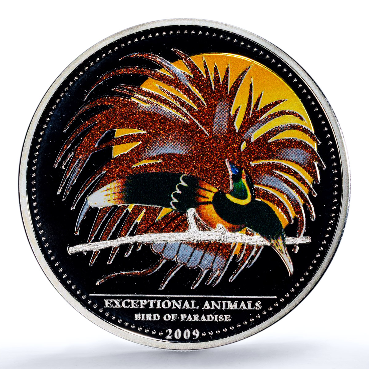 Palau 5 dollars Bird Paradise KM-199 Fauna Peacock PR 69 PCGS silver coin 2009