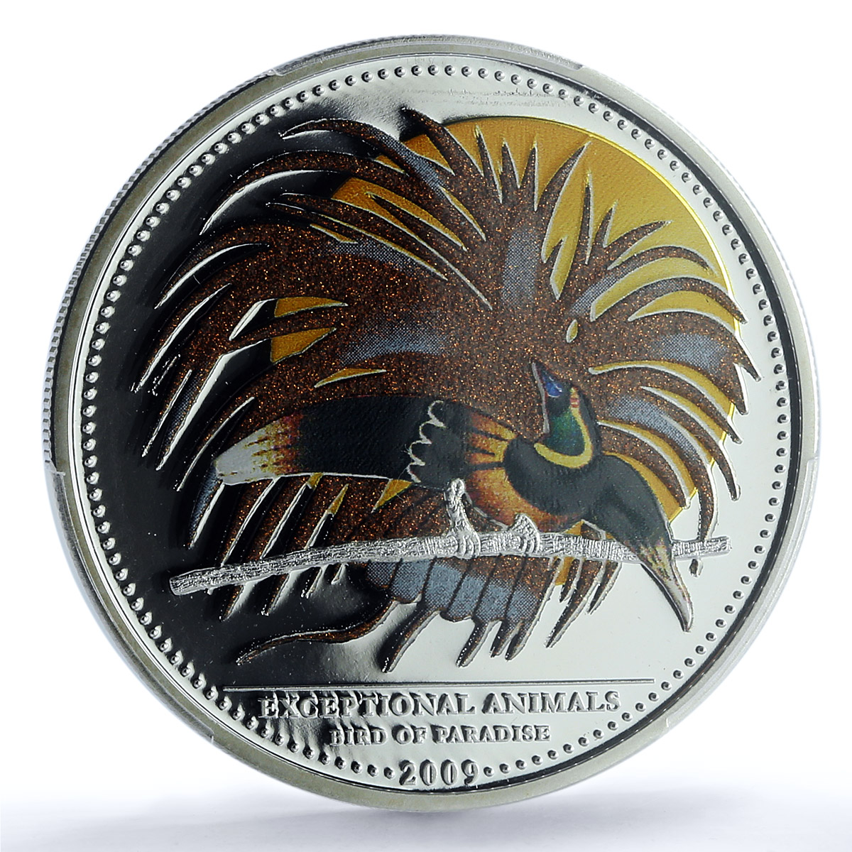 Palau 5 dollars Bird Paradise KM-199 Fauna Peacock PR 69 PCGS silver coin 2009